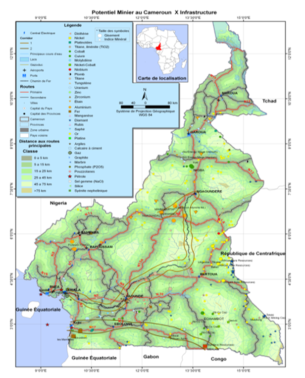 carte miniere cmr